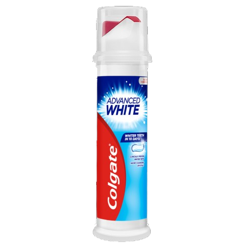 Pasta de dinti cu pompita Advanced White, 100 ml, Colgate