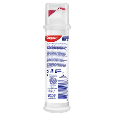 Pasta de dinti cu pompita Advanced White, 100 ml, Colgate 687808