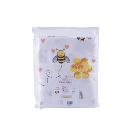 Cearsaf, 120x60 cm, Albinute, 1 bucata, Fic Baby 763634
