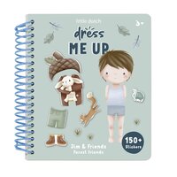Carte cu activitati pentru copii Dress me up, Jim & Friends Forest Friends, 3 ani+, Little Dutch