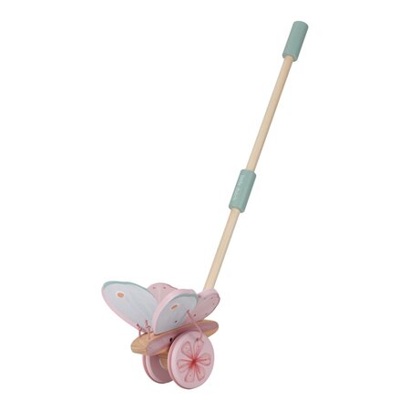Jucarie de impins din lemn FSC Fairy Garden, Little Dutch