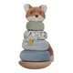 Jucarie din lemn si textil pentru stivuire Forest Friends, 12 luni+, Little Dutch 684722