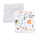 Set 2 cearsafuri bumbac, 120x60 cm, Alb, Animalute, Fic Baby 684745