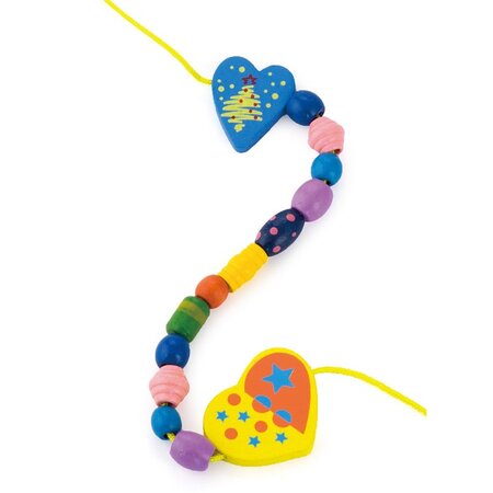 Margele din lemn, +3 ani, New Classic Toys 652631