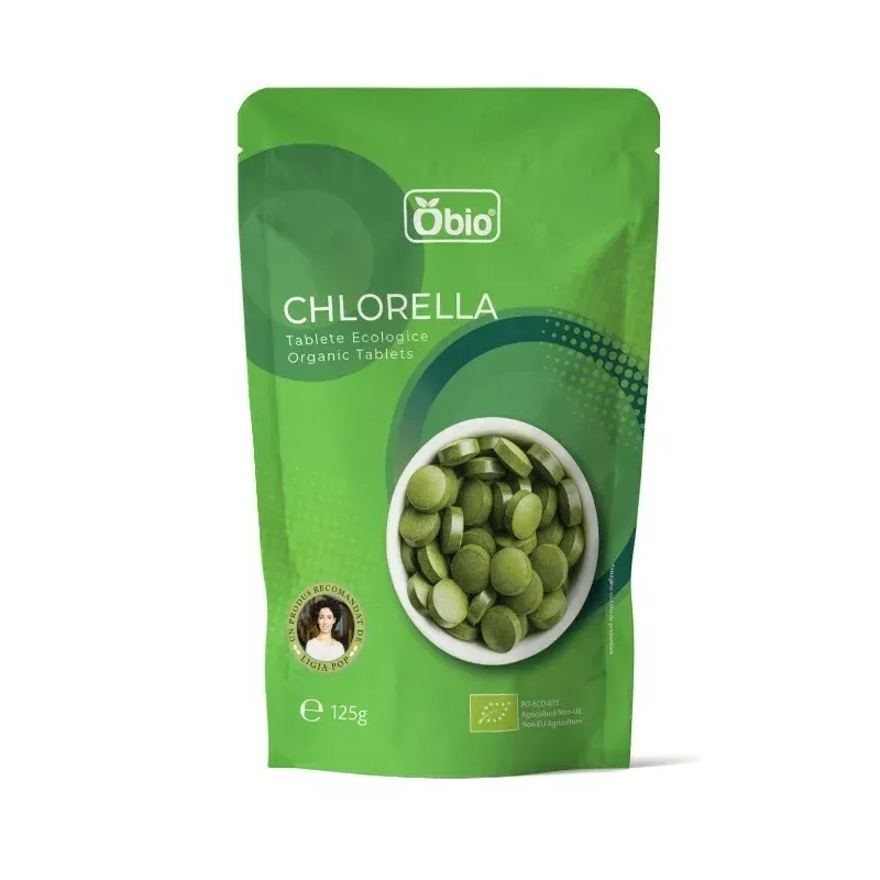Chlorella tablete Eco, 125 g, Obio