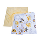 Set 2 cearsafuri bumbac, 120x60 cm, Galben, Albinute, Fic Baby 684764