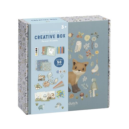 Cutie cu activitati creative Forest Friends, 3 ani+, Little Dutch 684767