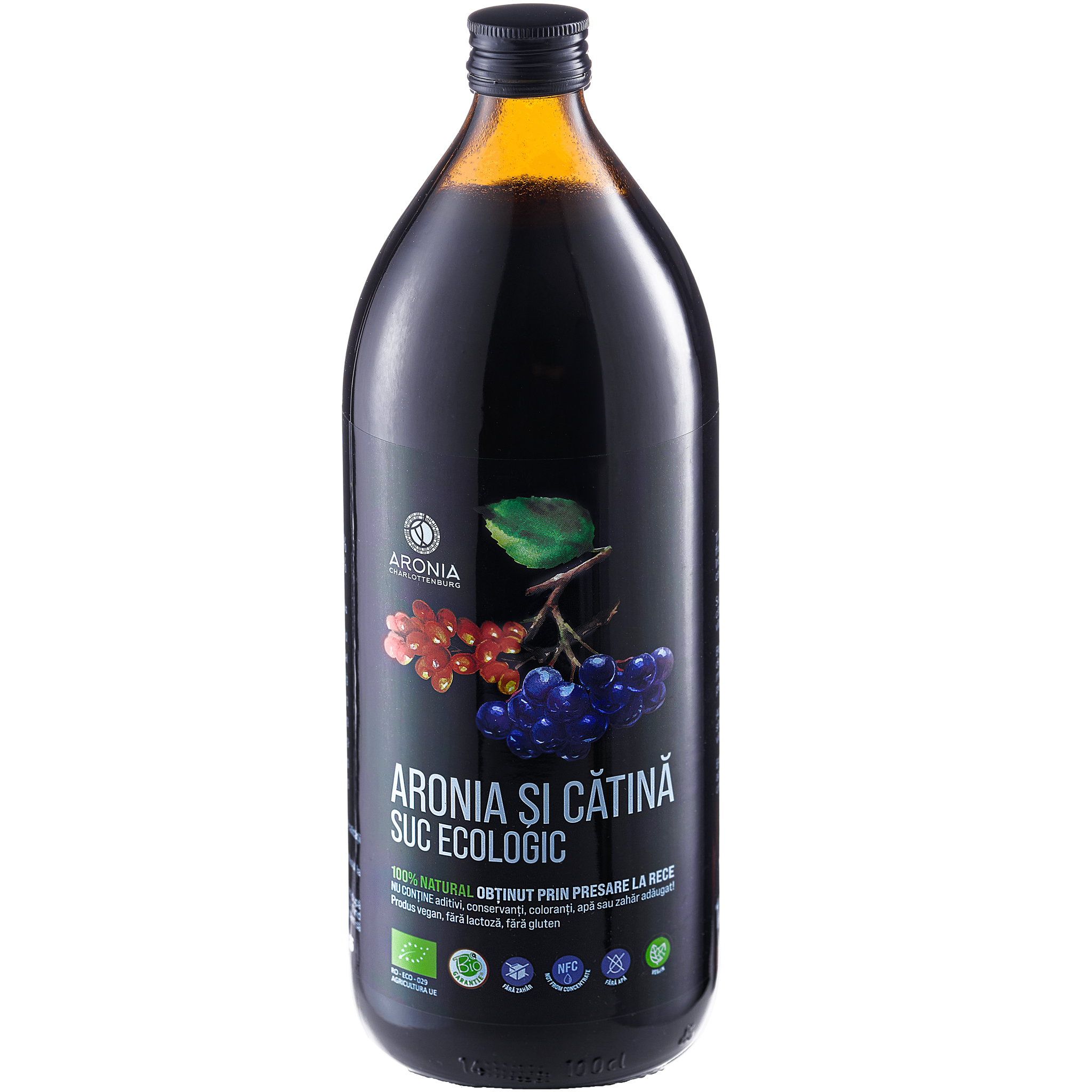 Suc de aronia si catina Bio, 1 litru, Aronia Charlottenburg