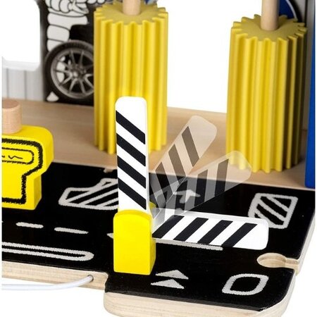 Statie reparatii masini cu spalatorie din lemn, TK3403, Michelin 458671