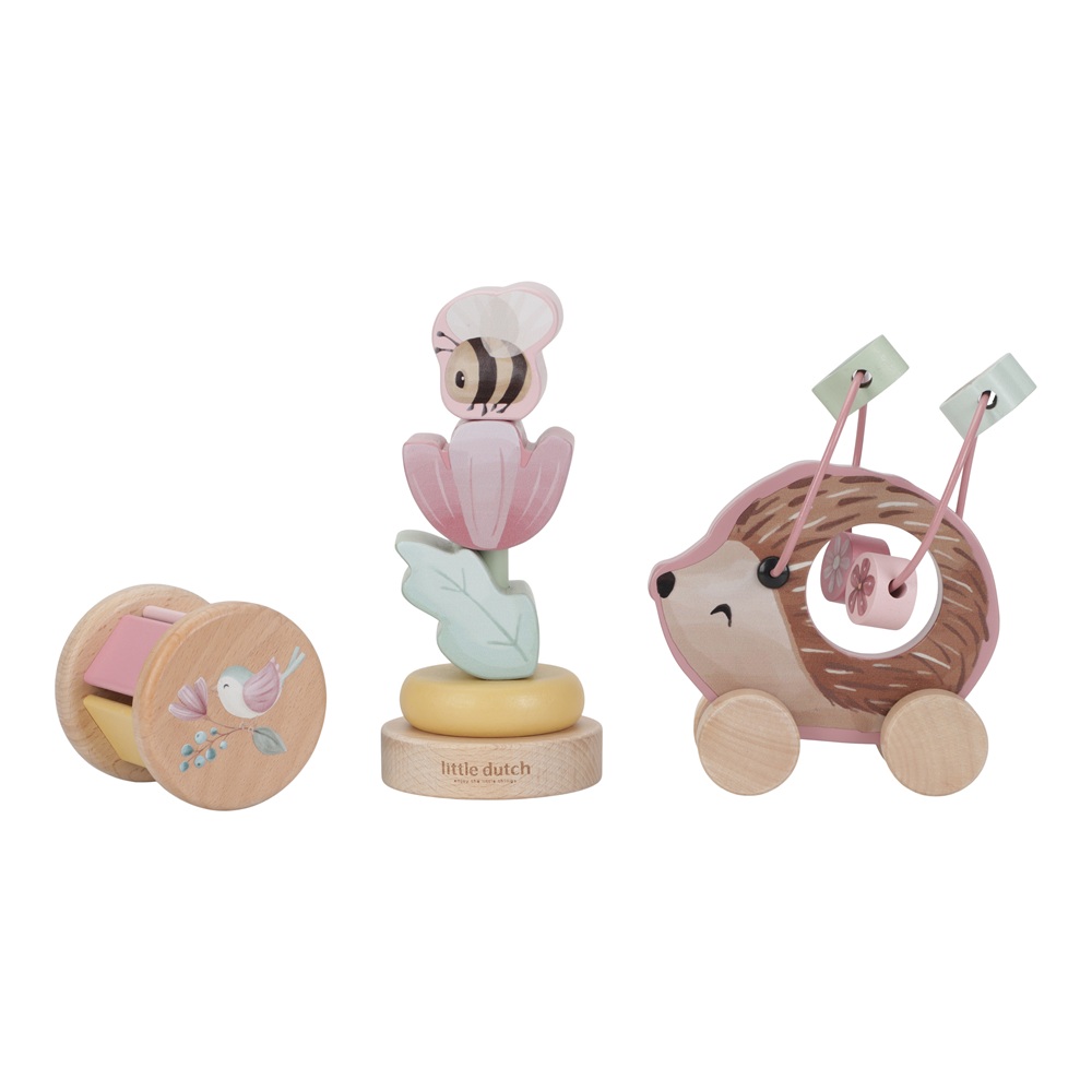 Cutie cu jucarii din lemn FSC Fairy Garden, 12 luni+, Little Dutch