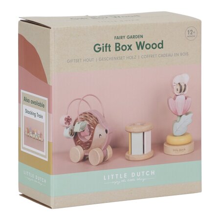 Cutie cu jucarii din lemn FSC Fairy Garden, 12 luni+, Little Dutch 684787