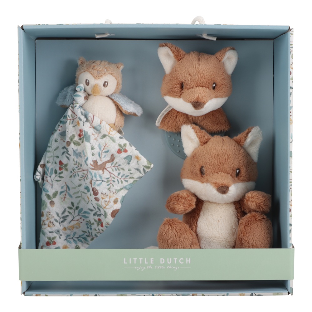 Cutie cu jucarii pentru bebelusi Forest Friends, 0 luni+, Little Dutch