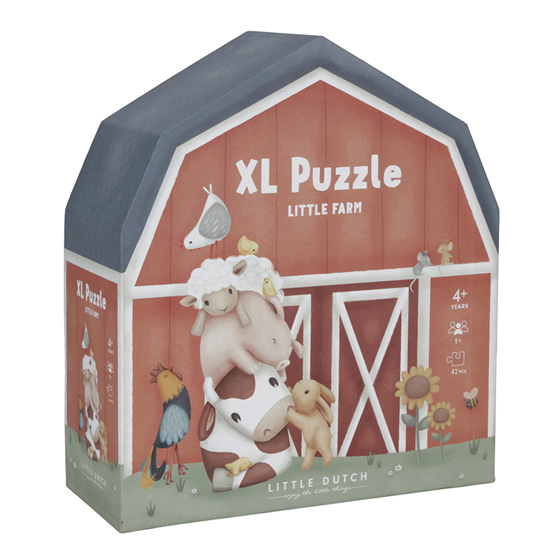 Puzzle XL Little Farm, 12 luni+, Little Dutch