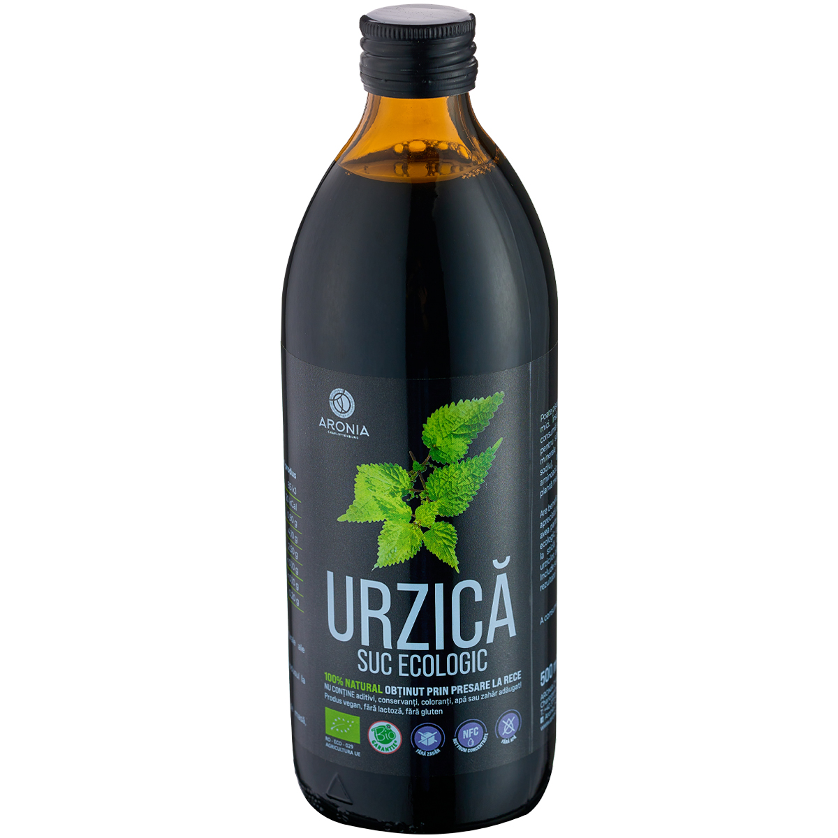 Suc de urzica Bio, 500 ml, Aronia Charlottenburg