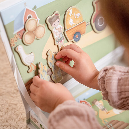 Puzzle magnetic Little Farm, 3 ani+, Little Dutch 684811