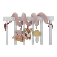 Spirala cu jucarii senzoriale pentru bebelusi Fairy Garden, 0 luni+, Little Dutch