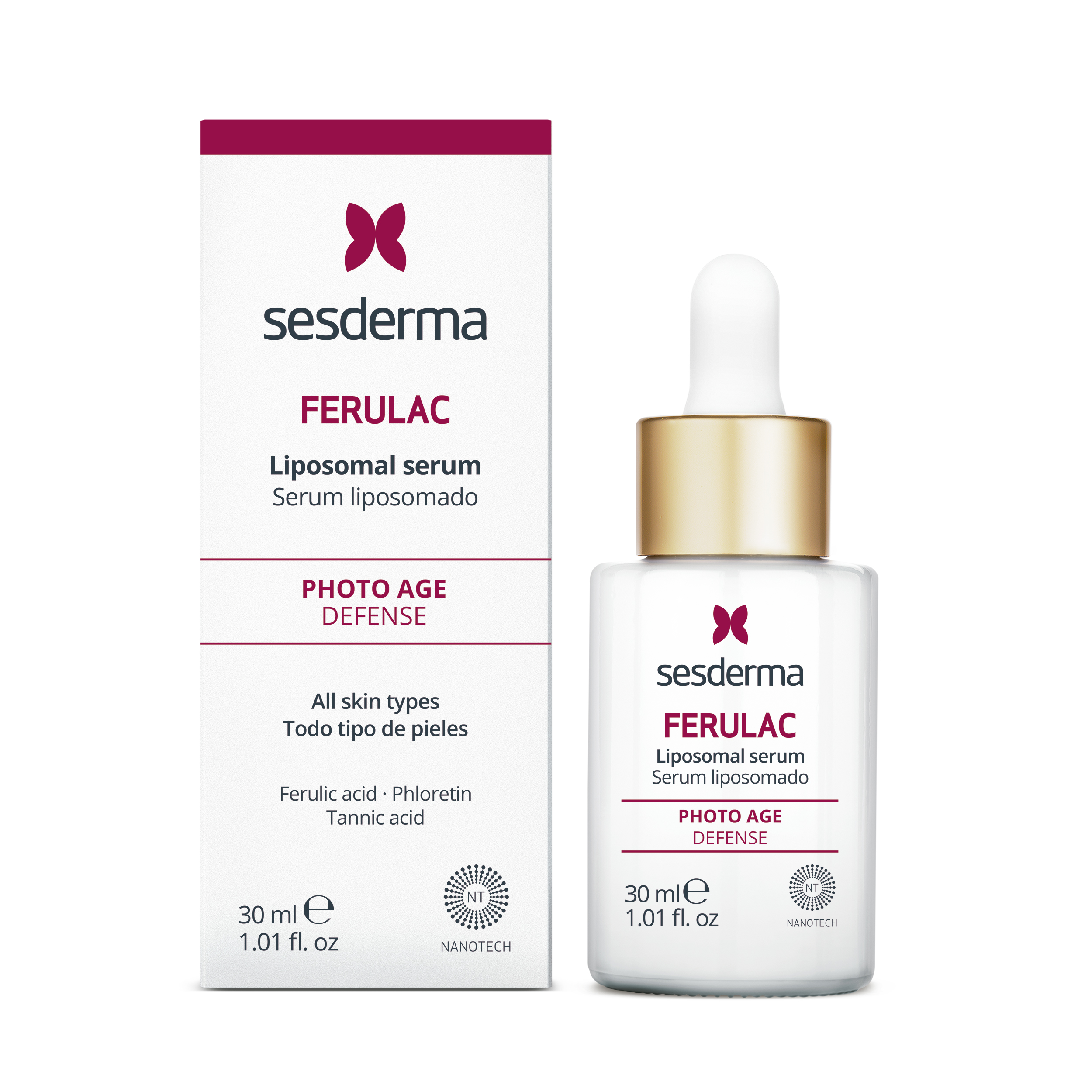 Ser lipozomal Ferulac, 30 ml, Sesderma