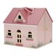 Casuta de papusi portabila din lemn cu mobilier, 3 ani+, Little Dutch 684846