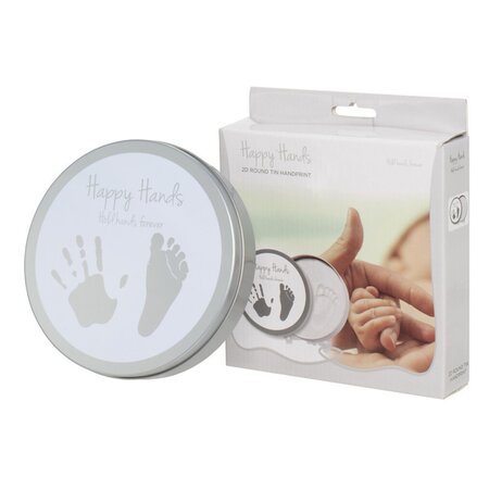 Kit amprenta 2D pentru bebelusi in cutie rotunda, Dooky 684881