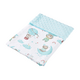 Paturica din plus minky si bumbac, 80 x 80 cm, Ursuleti in Balon, 1 bucata, Fic Baby 684947