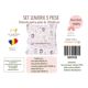 Set lenjerie 5 piese, 120x60 cm, Fetite, Fic Baby 763787