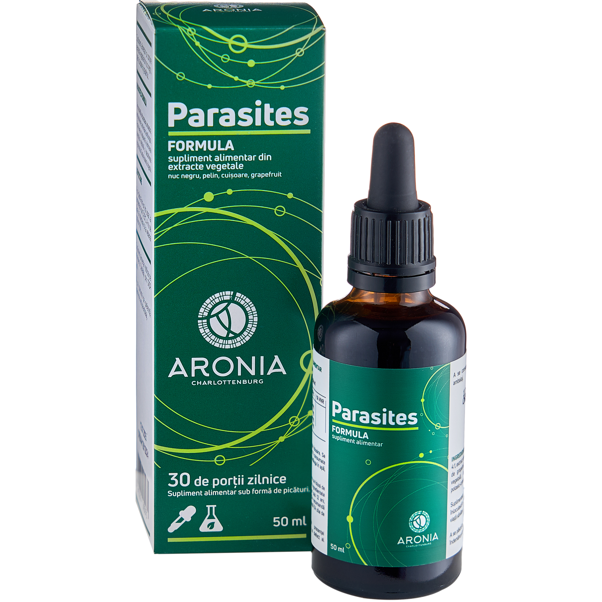 Parasites Formula picaturi, 50 ml, Aronia Charlottenburg