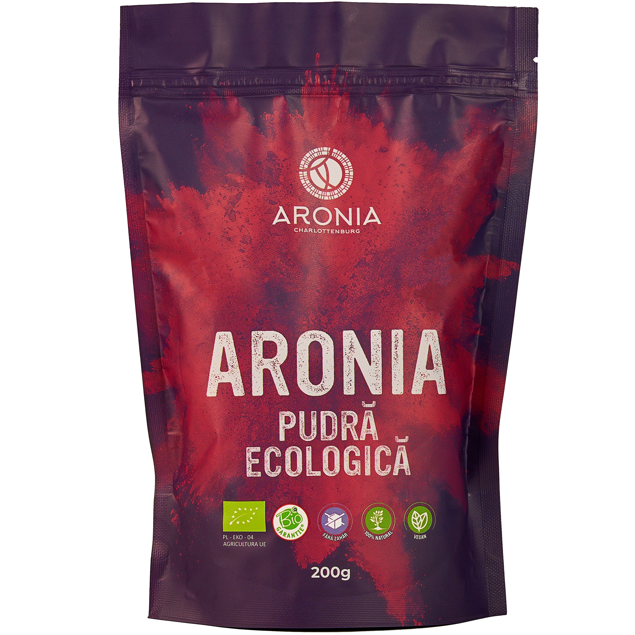 Pudra de aronia Bio, 200 g, Aronia Charlottenburg