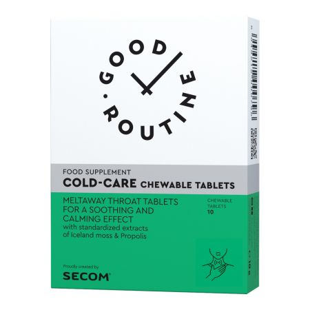 Cold Care, 10 comprimate de supt, Good Routine