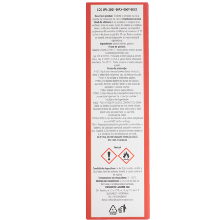 Parfum de camera, Rouge, 100 ml, Cashmere Aroma 685152