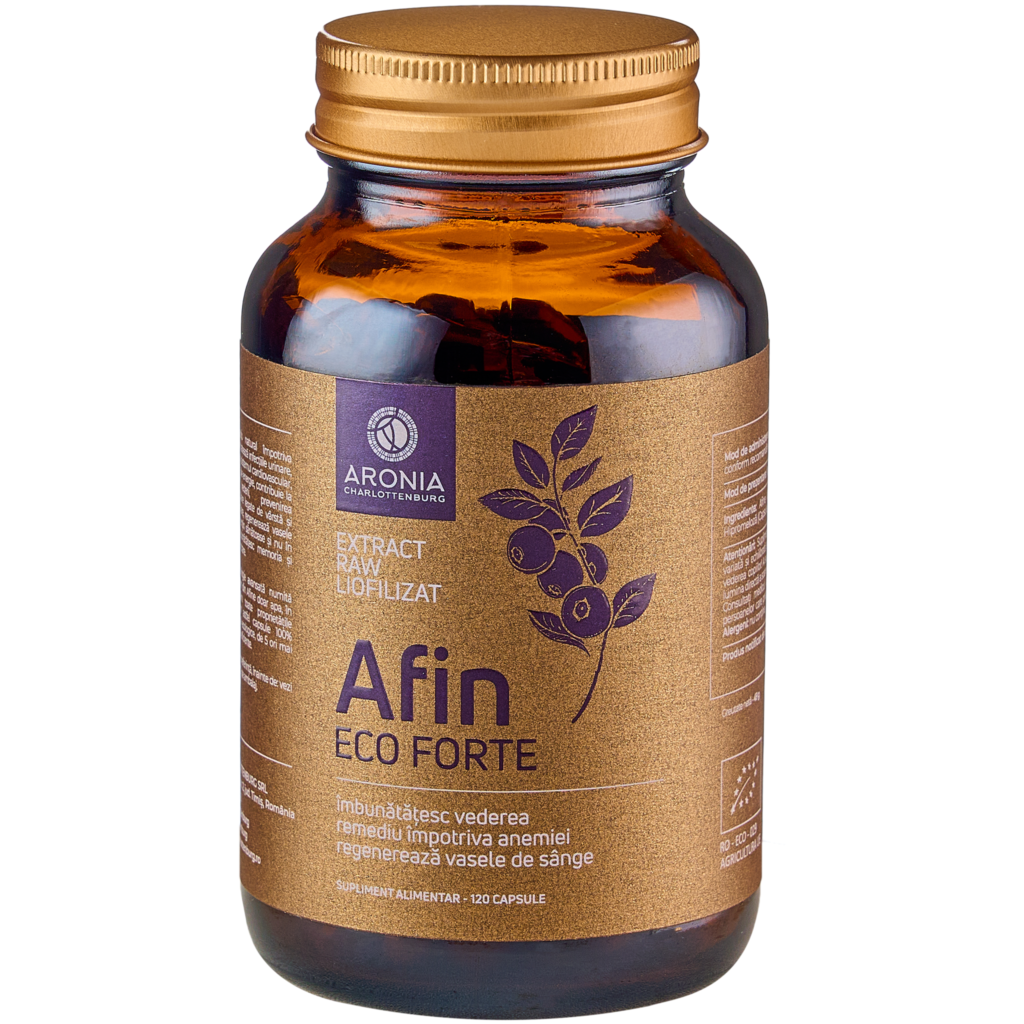 Afin forte, 120 capsule, Aronia Charlottenburg