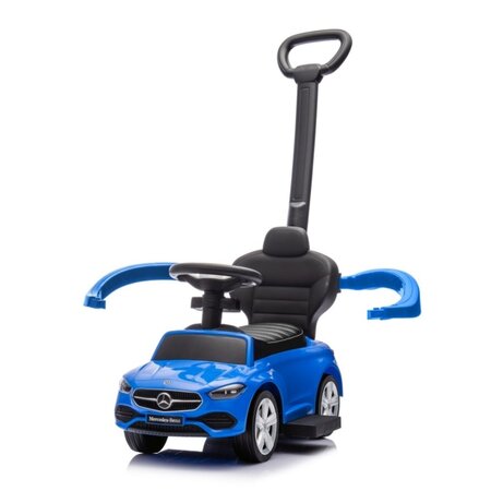Masinuta pentru copii 3 in 1, 12-36 luni, Albastru, Mercedes C-Class Deluxe, Milly Mally 685212