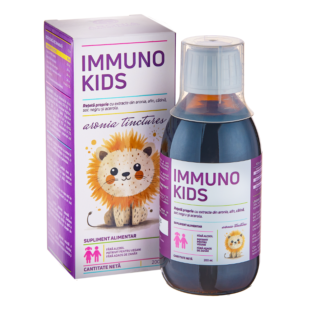 Sirop Immuno Kids, 200 ml, Aronia Charlottenburg