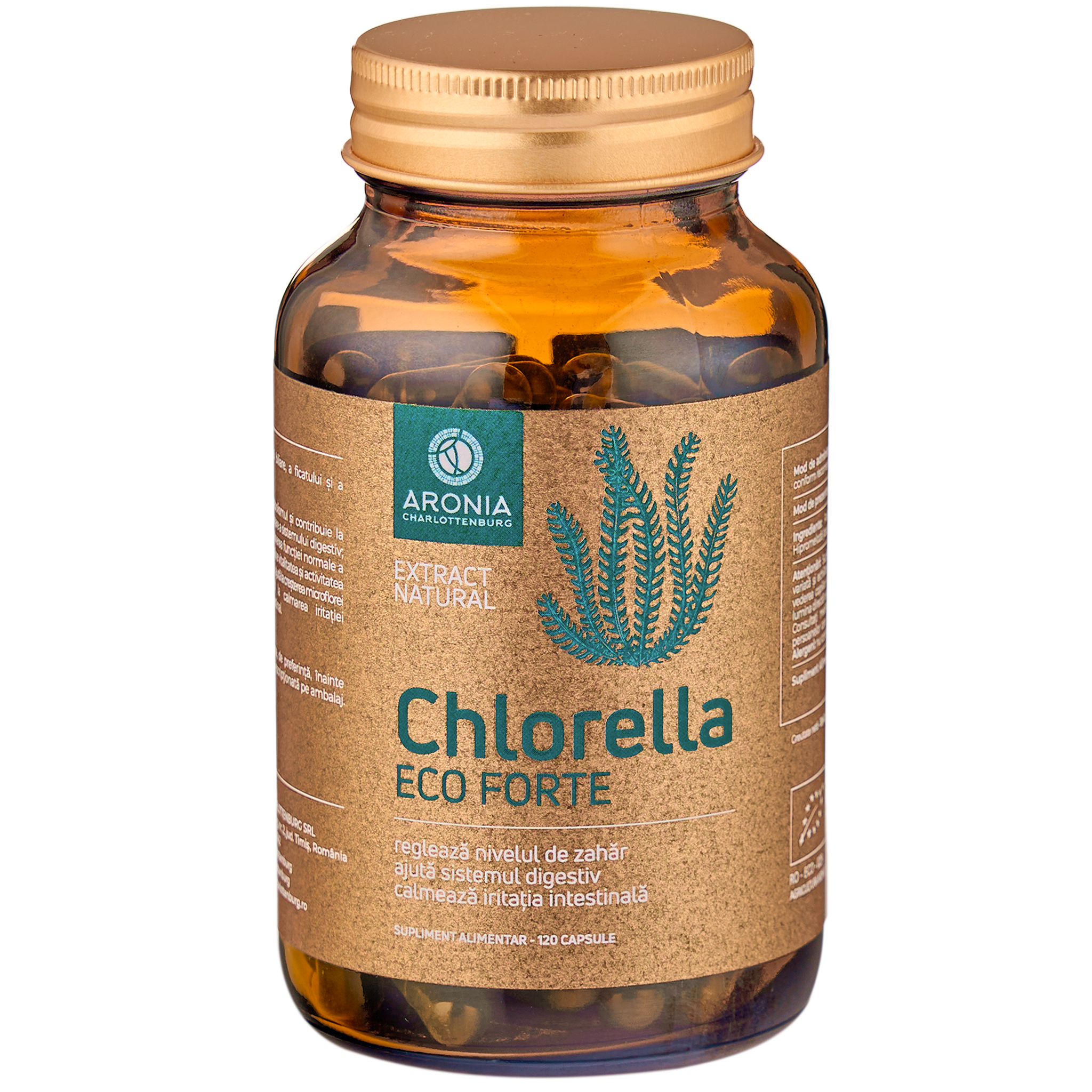 Chlorella Eco Forte, 120 capsule, Aronia Charlottenburg