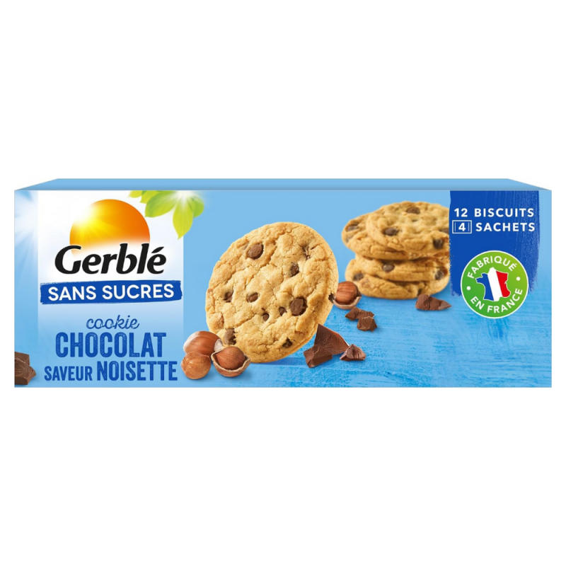 Biscuiti cu pepite de ciocolata, 180 g, Gerble