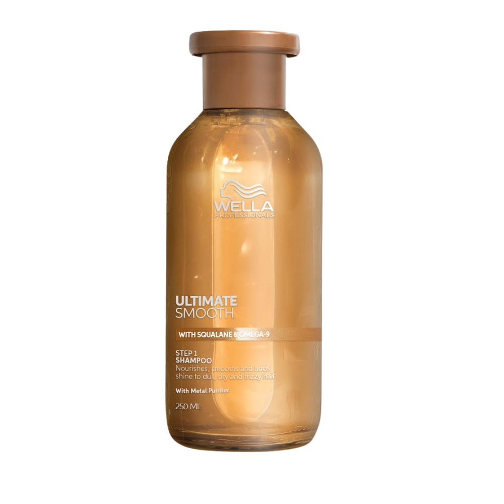 Sampon hidratant pentru par uscat cu Squalane si Omega 9 Ultimate Smooth, 250 ml, Wella Professionals