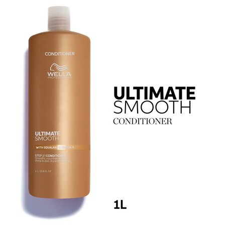Balsam hidratant pentru par uscat cu Squalane si Omega 9 Ultimate Smooth, 1 litru, Wella Professionals 685394
