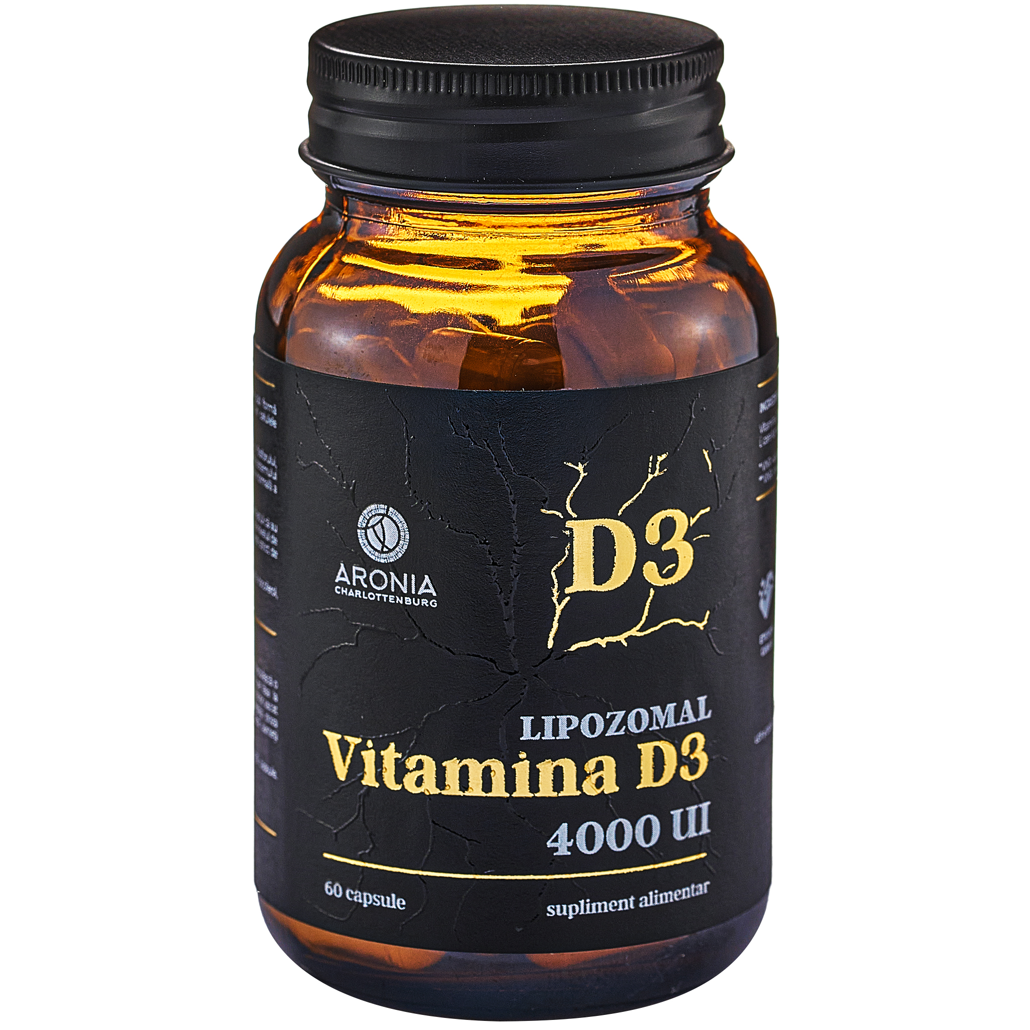 Vitamina D3 Lipozomala, 60 capsule, Aronia Charlottenburg