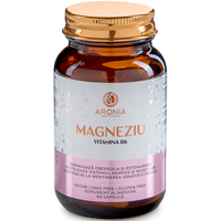 Magneziu cu vitamina B6, 375 mg, 60 capsule, Aronia Charlottenburg