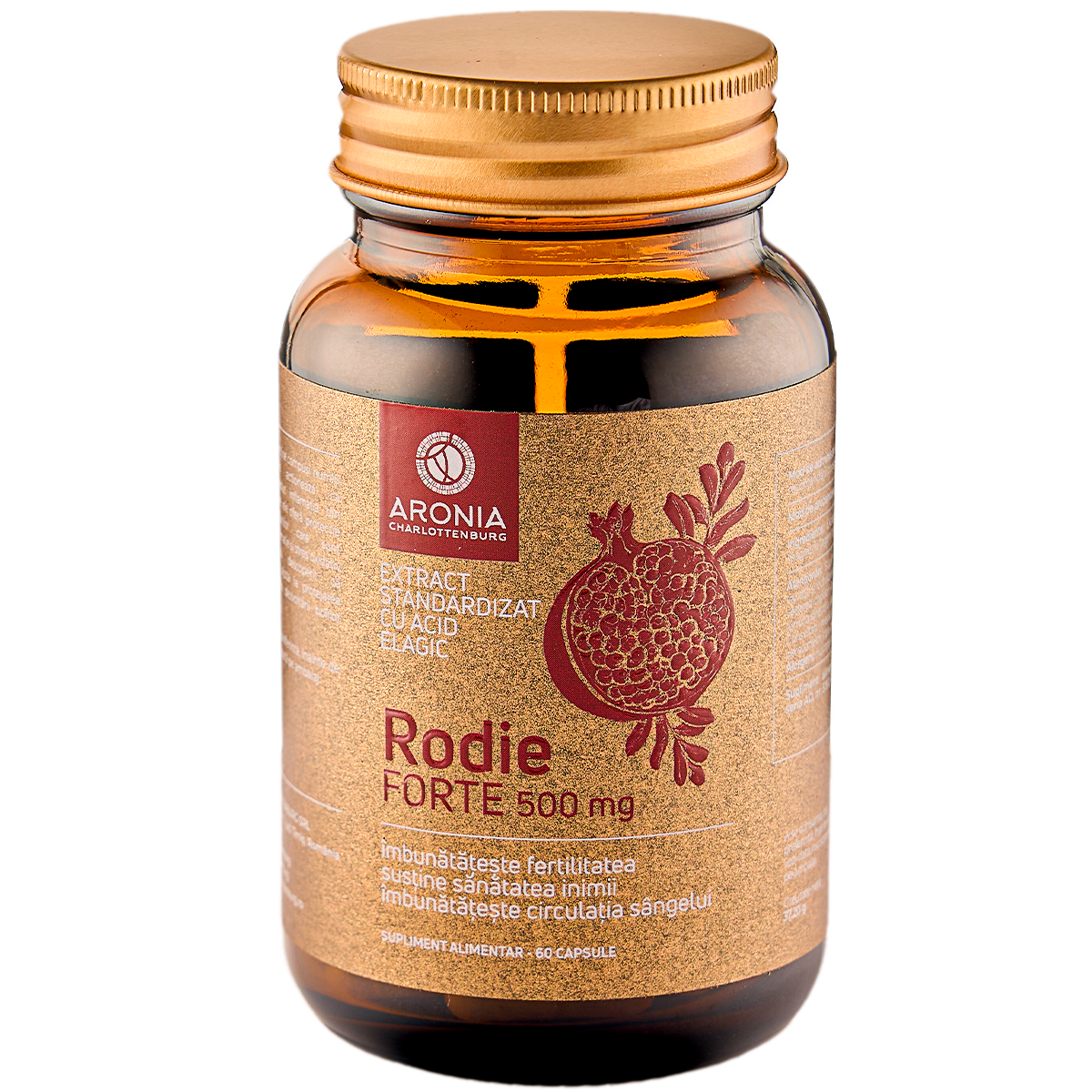 Rodie Forte, 500 mg, 60 capsule, Aronia Charlottenburg