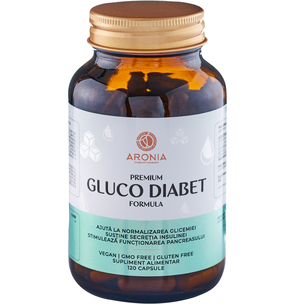 Gluco-Diabet Formula, 120 capsule, Aronia Charlottenburg