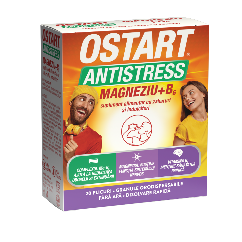 FITERMAN OSTART ANTISTRESS MAGNEZIU + B6 20 PLIC