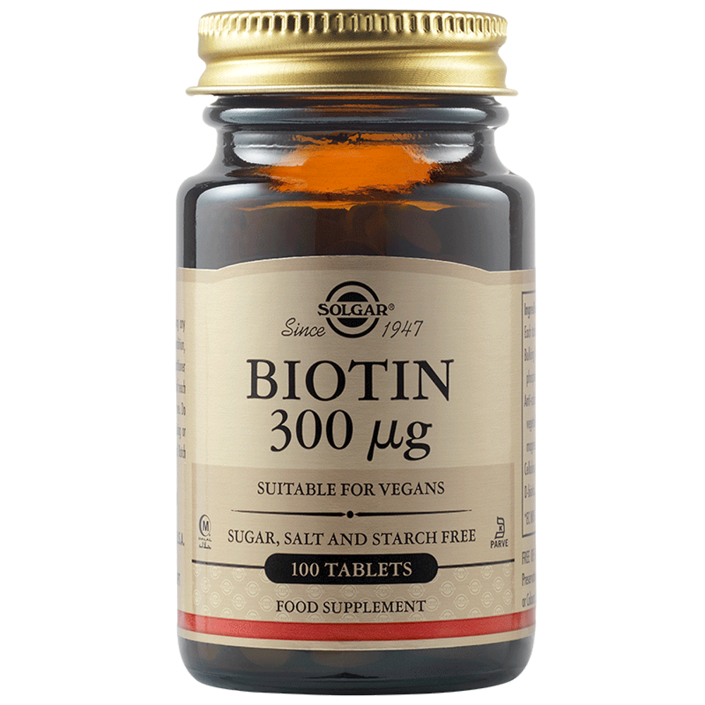 Biotina, 100 tablete, Solgar