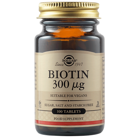 Biotina, 100 tablete, Solgar