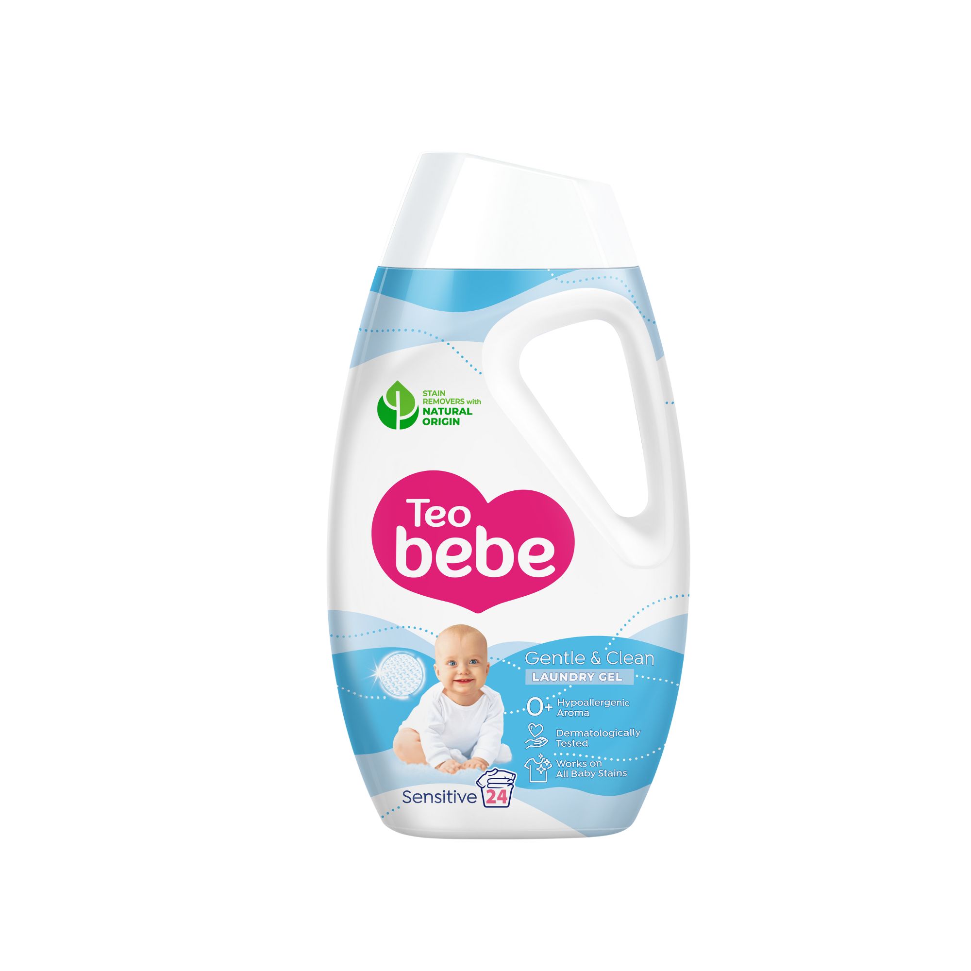 Detergent lichid Gentle & Clean Sensitive, 1080 ml, Teo Bebe