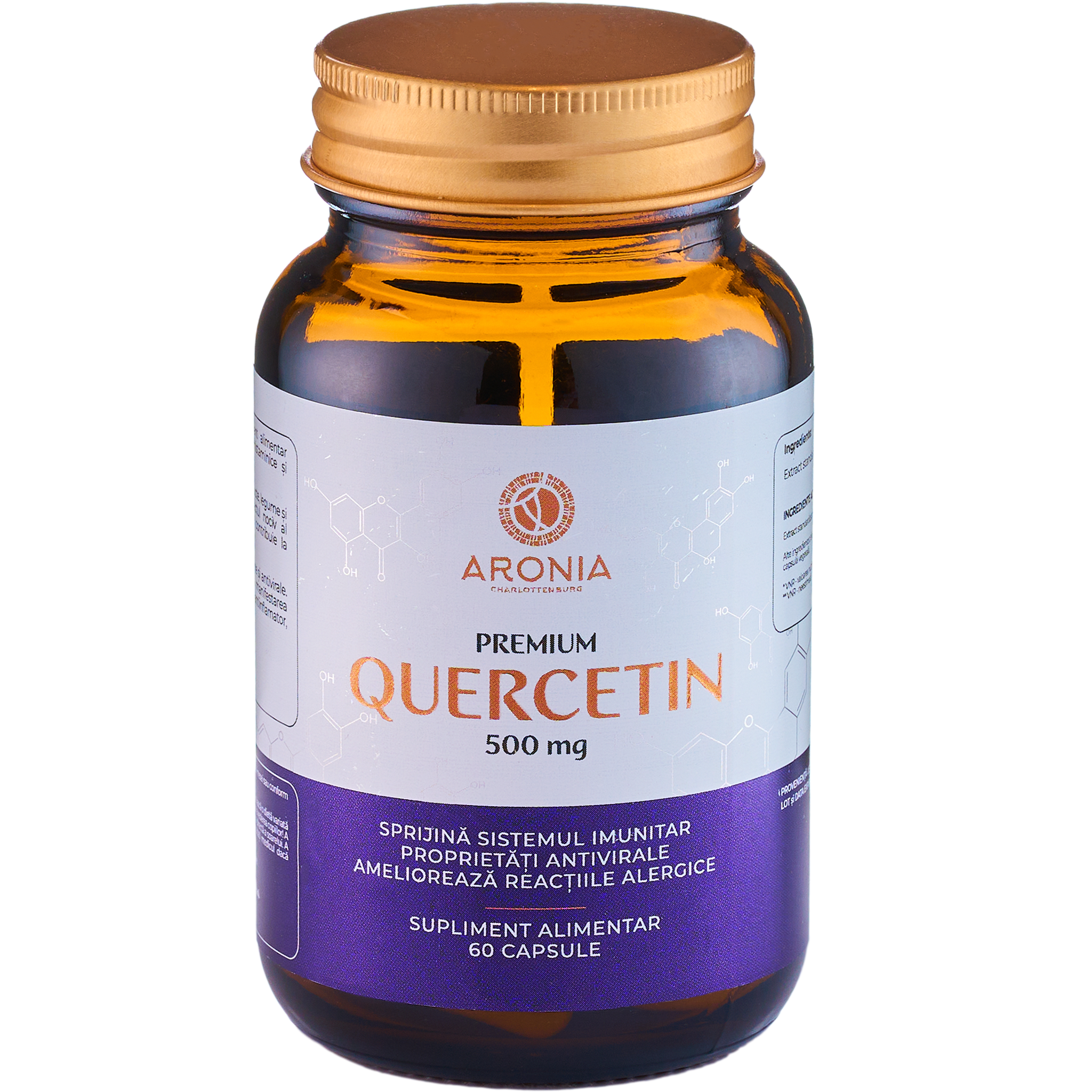 Premium Quercetin, 500 mg, 60 capsule, Aronia Charlottenburg