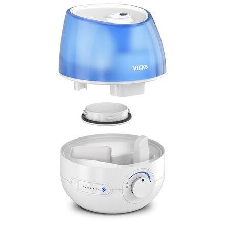 Umidificator cu ultrasunete, cu 2 tablete de mentol, Vicks 685939