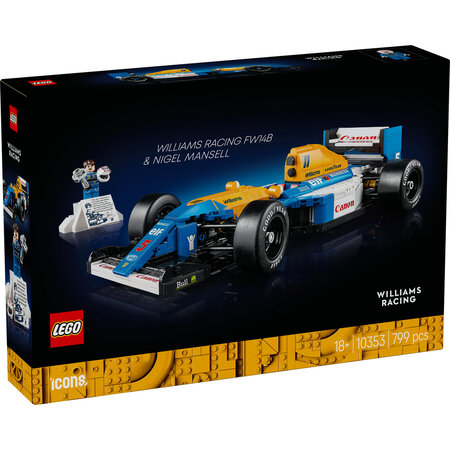Williams Racing FW14B si Nigel Mansell Icons, + 18 ani, 10353, 799 piese, Lego 686165