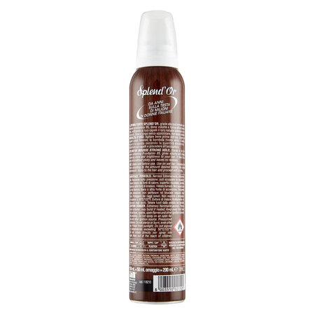 Spuma puternica pentru par, 200 ml, Splend`Or 686154