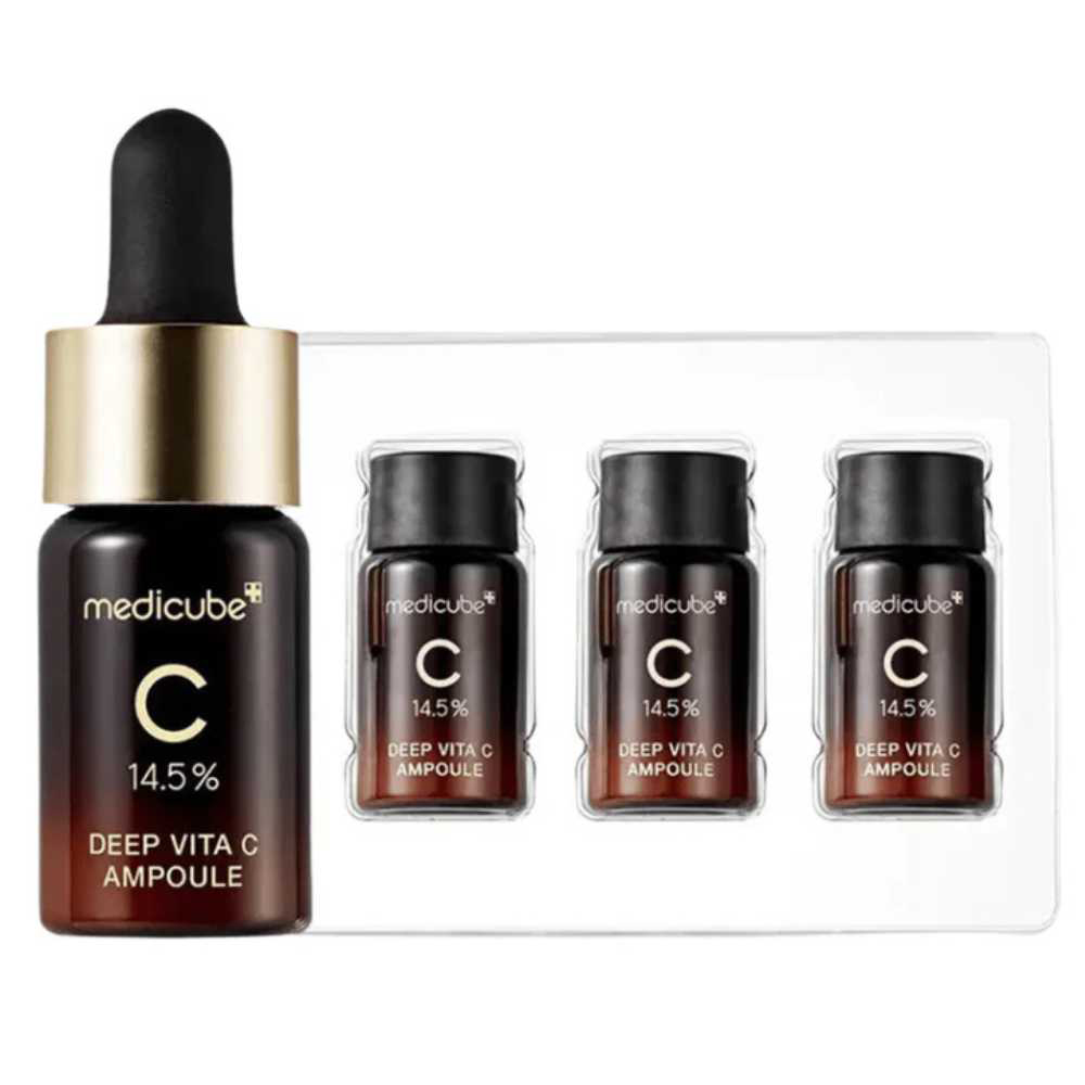 Serum facial cu Vitamina C pura Deep Vita C, 3x10 ml, Medicube