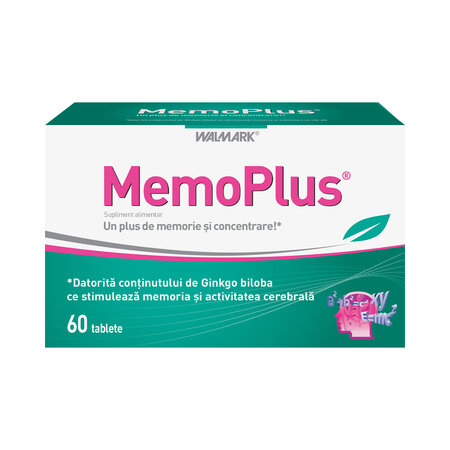 Memo Plus, 60 tablete, Walmark